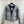 Dior 2026 Oblique Cropped Puffer Jacket Blue White Polyester Down