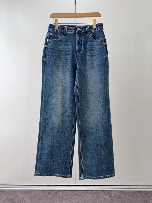JEANS DROITS MAX MARA 25S DOUBLÉS PEAU DE MOUTON 060