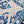 HM 26s Double-sided Scarf 90 Blue Gray Colorful Mulberry Silk 152370