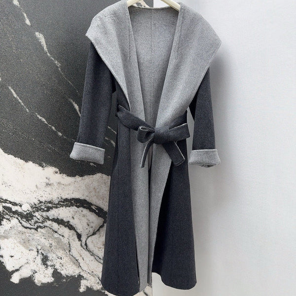 MANTEAU LONG À CAPUCHE MAX MARA 25S 158