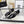 Sandales plates CC 26s en cuir de vachette verni noir 183576