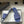 CC 26s Flat Sandals Dark Blue Canvas Sheepskin Double C 649505
