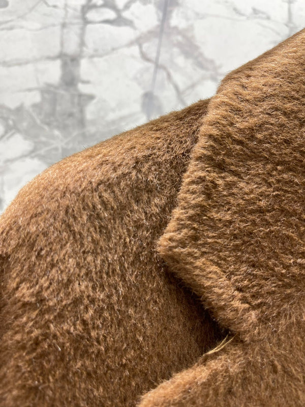 MAX MARA MANTEAU LONG EN FOURRURE 25S 114