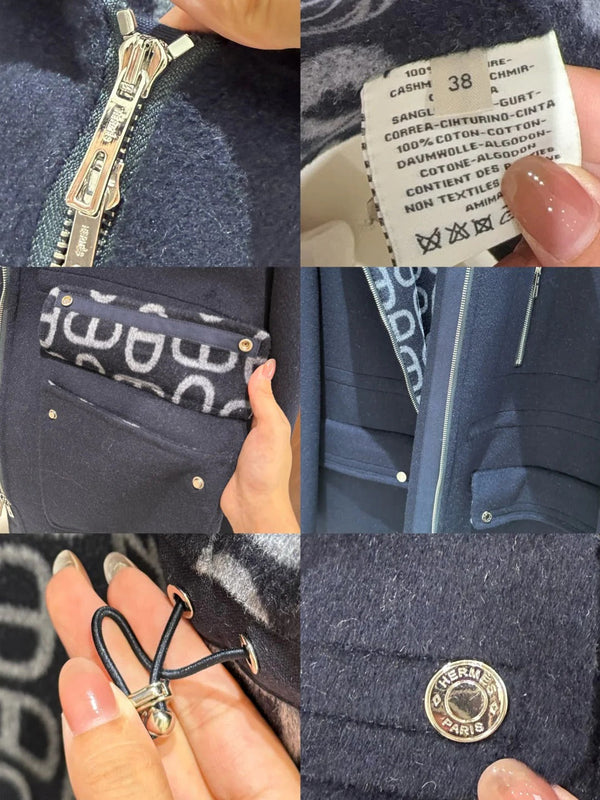 HERMES 25S WOOL COAT 102