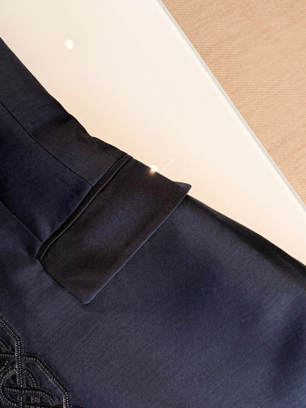 ROBE EN SOIE SANS MANCHES BRODÉE HERMES 25S 318