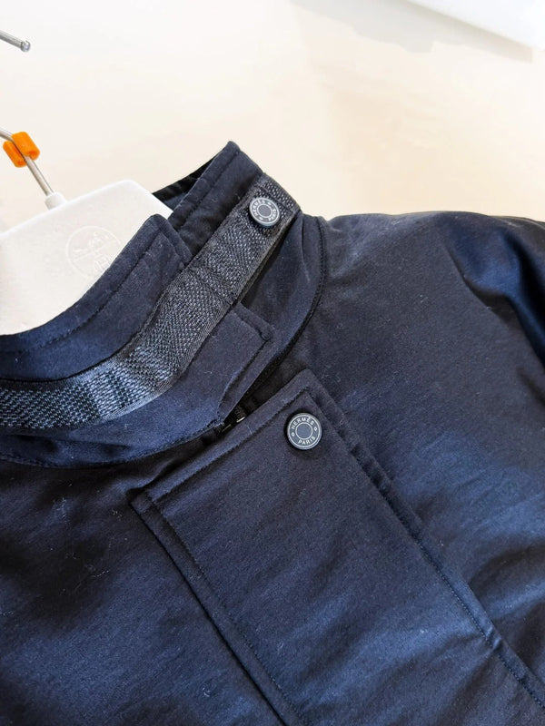 HERMES BLOUSON MATELASSÉ COL MONTANT 25S 308