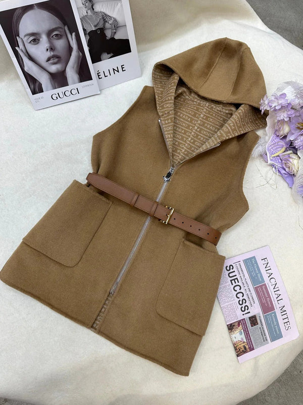 PRADA GILET MANTEAU EN LAINE 25S 476