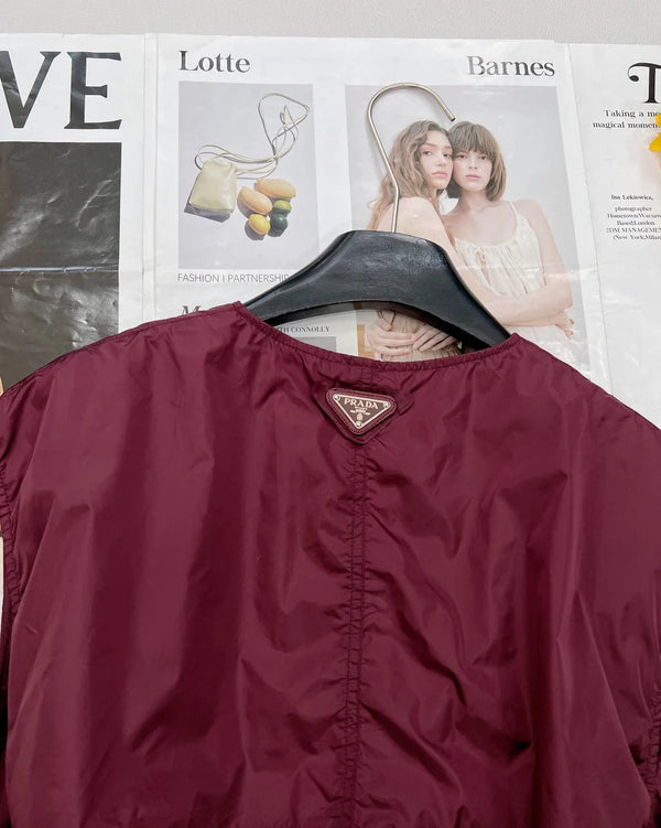 PRADA JUPE À TAILLE ÉLASTIQUE 25S 305