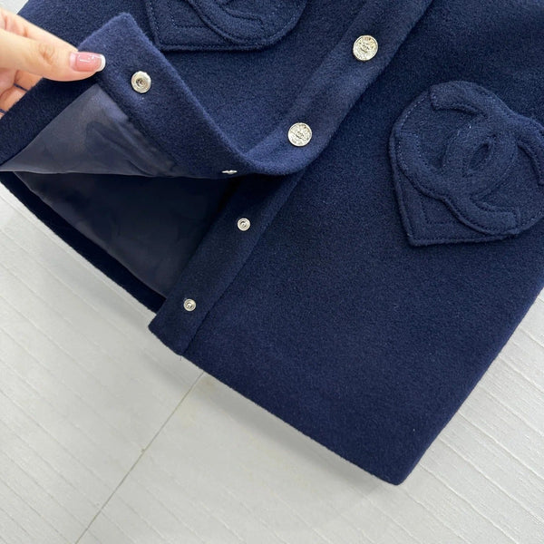 CHANEL 25S A-LINE KNIT MINI SKIRT 345