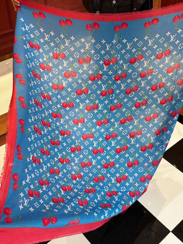LV SCARF 140 CM IN CASHMERE 721494