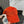 MM BASEBALL CAP IN ORANGE VELVET