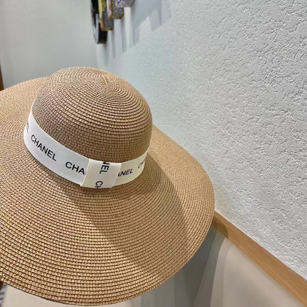 CAPPELLO DI PAGLIA A TESA LARGA MARRONE 672708