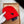 BEANIE HAT IN CHERRY RED WOOL AND RABBIT FUR 436398