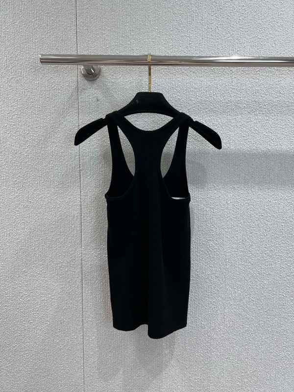 CHANEL SLEEVELESS TOP STYLE 66