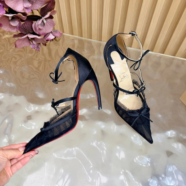 CL 2026 Travalata 85MM Tutulle Pumps Mesh Satin 698234