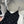 CAMI TOP 640627 IN BLACK COTTON RIBBED KNIT
