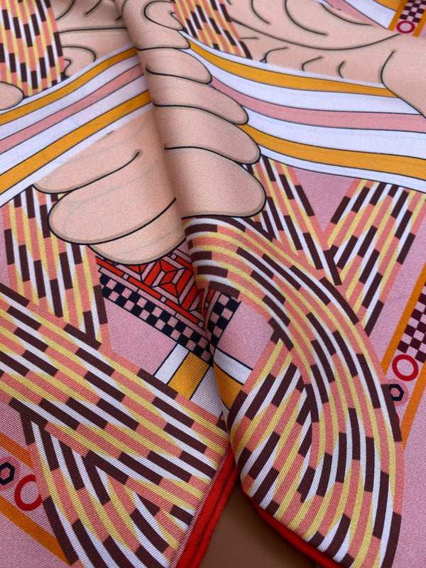 HERMES 25S SCARF 90 IN SILK 709685