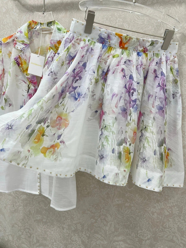 ENSEMBLE CHEMISE MANCHES COURTES ET SHORT TAILLEUR ZIMMERMANN 275122