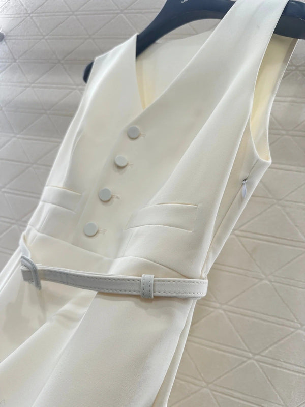 DIOR 25S SLEEVELESS DRESS WITH BELT STYLE 305