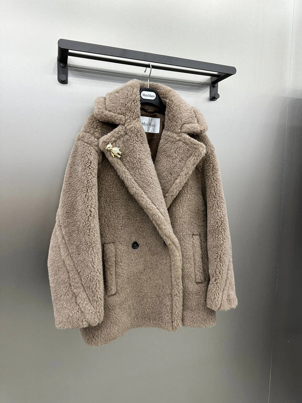 MAX MARA 25S TEDDY SHORT JACKET 070