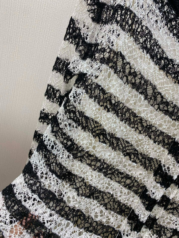 DIOR 25S MARINIERE RUFFLED SWEATER STYLE 174