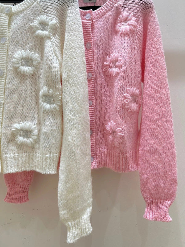 CELINE 25S CROCHET SLEEVE KNIT JACKET 0092