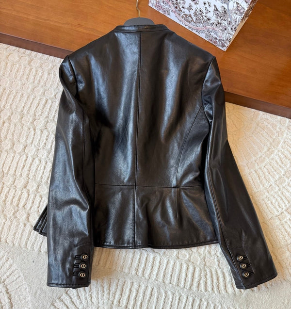 DIOR 25S LEATHER JACKET STYLE 358