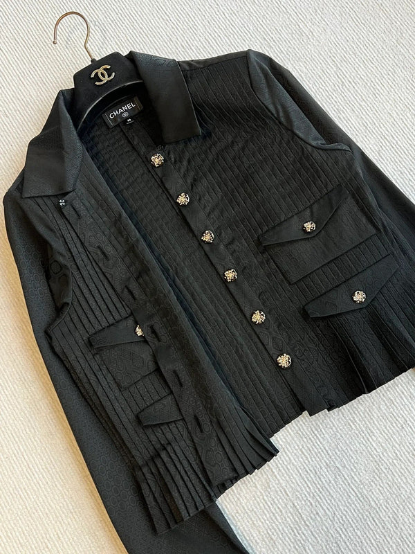 CHANEL PLEATED SHIRT STYLE 31