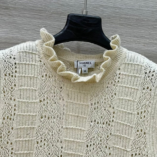 TOP IN MAGLIA CHANEL STILE 69