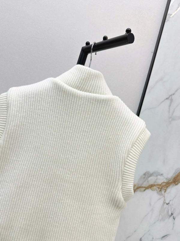HERMES 25S SLEEVELESS KNIT VEST 235