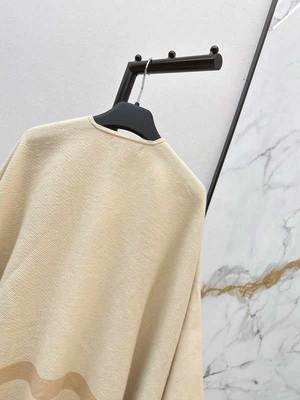 MAX MARA 25S JACQUARD CAPE COAT 008