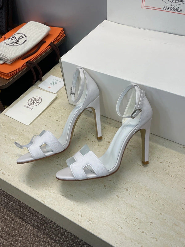 HM 26ss High Heel Sandals 105 White Cowhide 607125