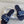CD 26s Flat Slippers Navy Blue Monogram Canvas Rubber 648133