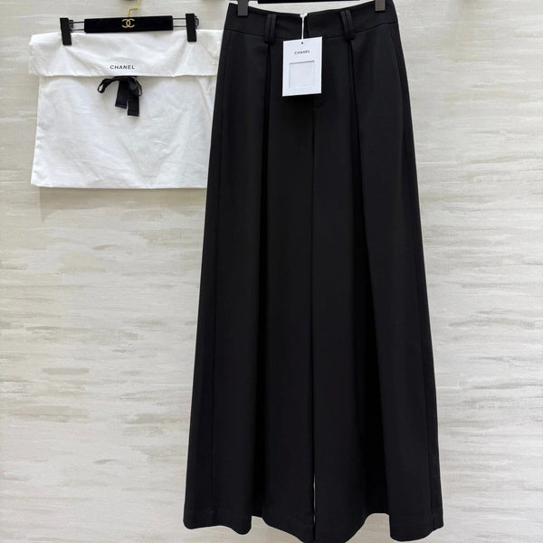 CHANEL 25S WIDE-LEG STRAIGHT PANTS 637