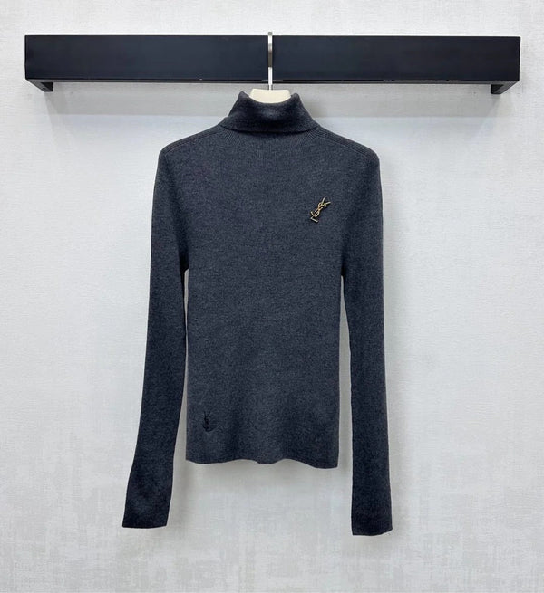 YSL PULL COL MONTANT 25S STYLE 40