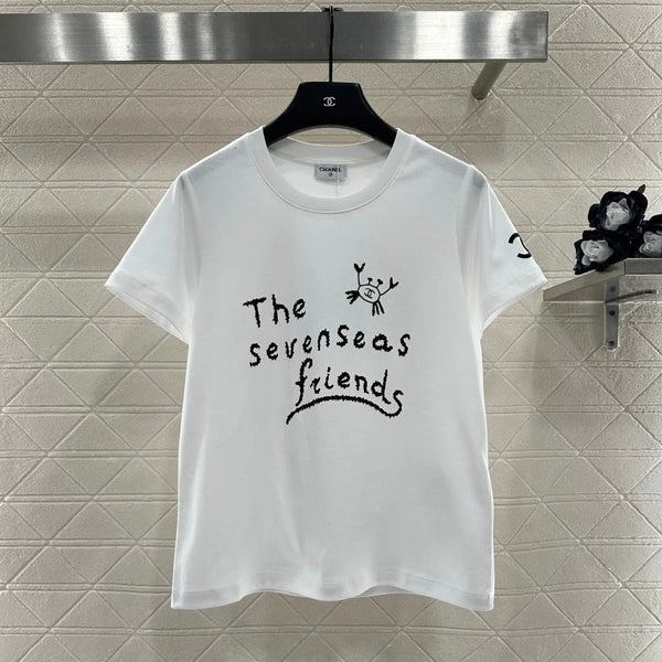 CHANEL 25S CREW NECK T-SHIRT 458