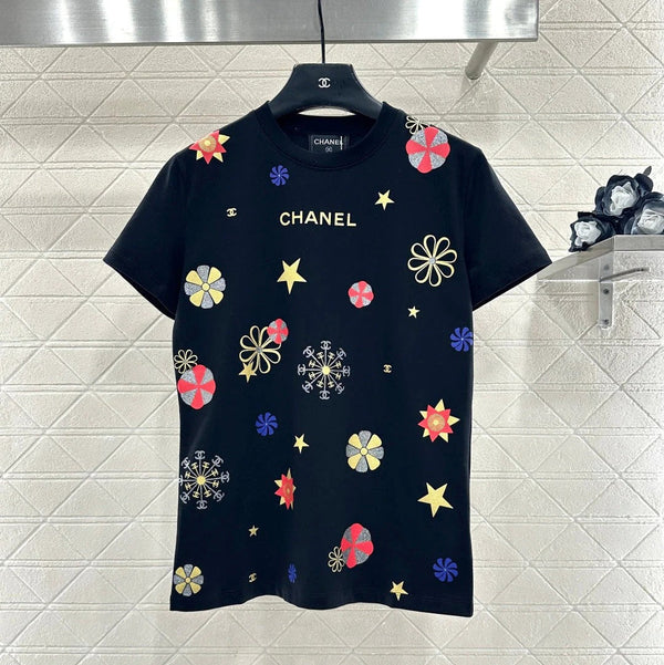 CHANEL T-SHIRT IMPRIMÉ 25S 649