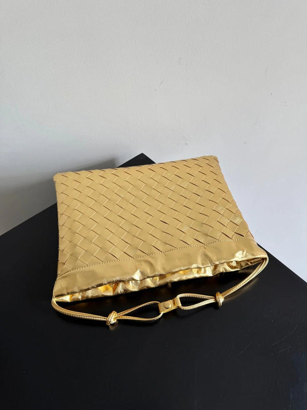 Bottega Veneta 2026 Sac à Poussière Cuir Laminé Doré