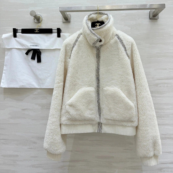 VESTE COL MOUTON CHANEL 25S 473