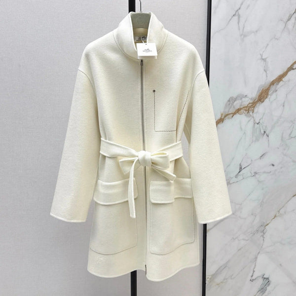 HERMES 25S STAND-COLLAR ZIP-UP JACKET 036