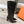HM HILONA 6 CM BOOTS IN BLACK CALFSKIN AND SUEDE