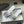 CC 26s Sandales 70 Blanc Gris Peau de mouton Strass 649512