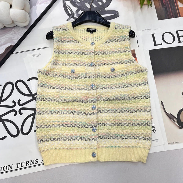CHANEL 25S GILET EN MAILLE 509