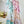 ROBE MIDI EN SOIE ZIMMER BLEU-VERT PASTEL ET VIOLET CLAIR