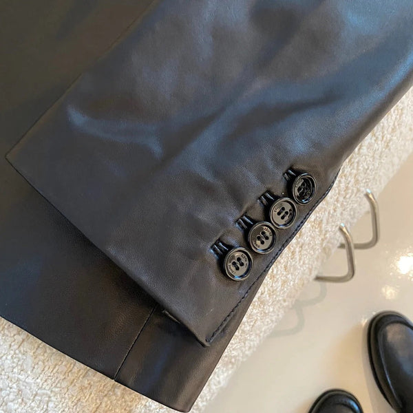 CELINE 25S LEATHER JACKET 0100