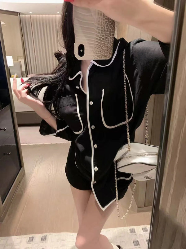 CAMICIA A MANICHE LUNGHE CHANEL 25S MOD. 127