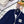 Cardigan en maille col V bleu marine laine cachemire CC 26 785160