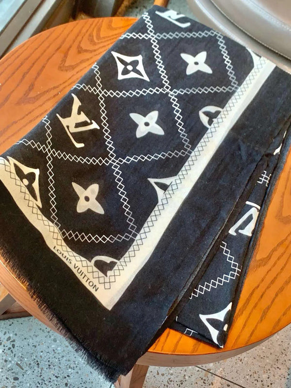 LV SCARF 200 CM IN CASHMERE 738534