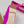 BALLERINES VALENTINO GARAVANI ROCKSTUD EN SATIN ROSE FUSCHIA
