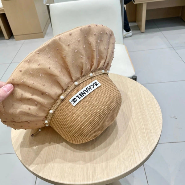 CAPPELLO A TESA LARGA IN PAGLIA MARRONE 673032